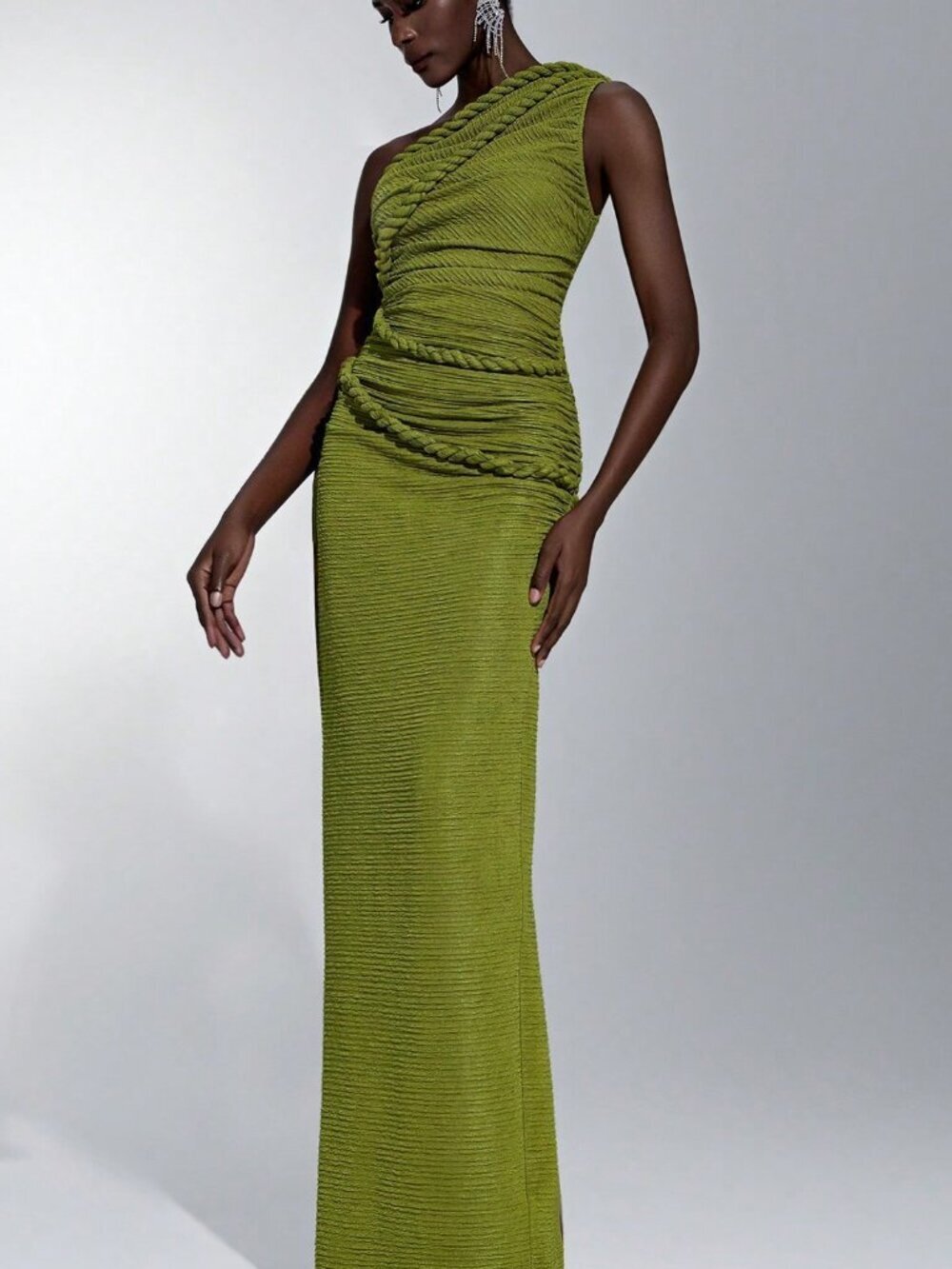 Green Elegant Women's Bridesmaid Formal Dress